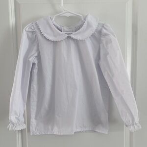 Beaufort Bonnet Company Girls Blouse with Ric Rac Trim size 7